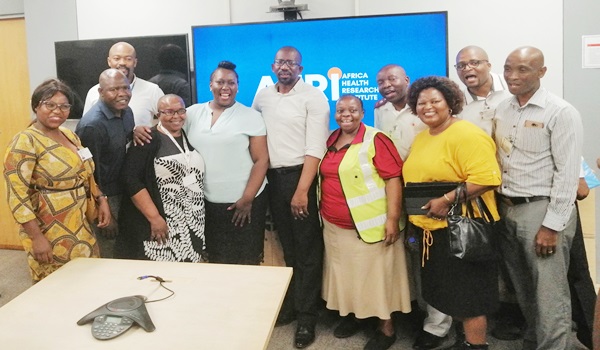 MEC Nomagugu Simelane-Zulu meeting the District Management team