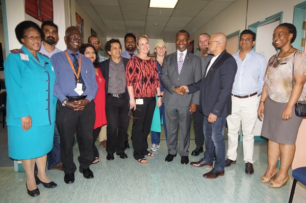 Specialist Team led by Dr Harshavan Mackanjee, Chief Specialist –Paediatric Medicine