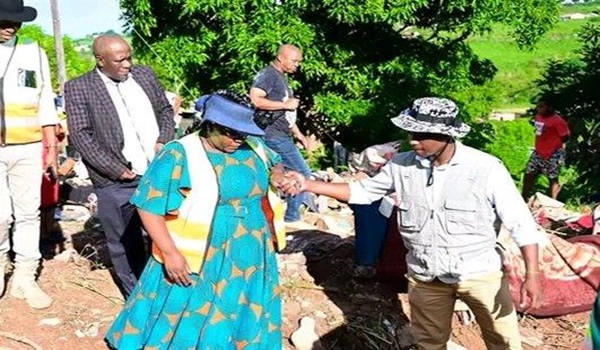 MEC visit to Ugu after the district was affected by floods