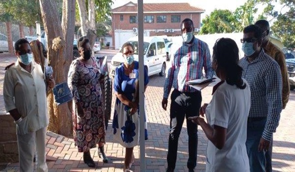 Ugu Health District Legislature visit to monitor COVID-19 vaccination on pop up sites