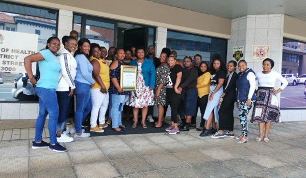 Ugu Health District Team with the District Director Mrs NC Mkhize